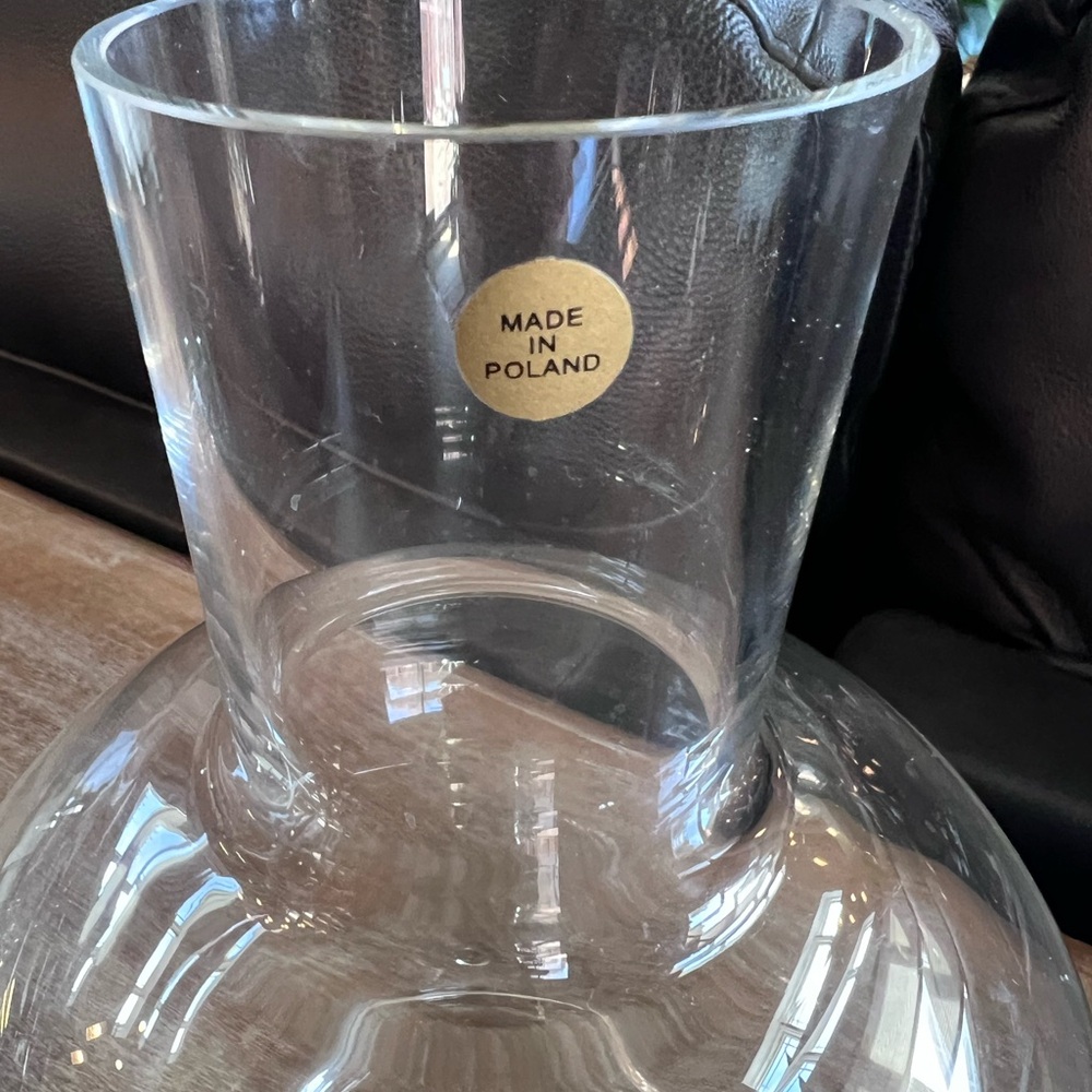 N⃨I⃨C⃨E⃨ Polish Made Glass Water Carafe Bedside Hotel Style ‼️ - Picture 5 of 7